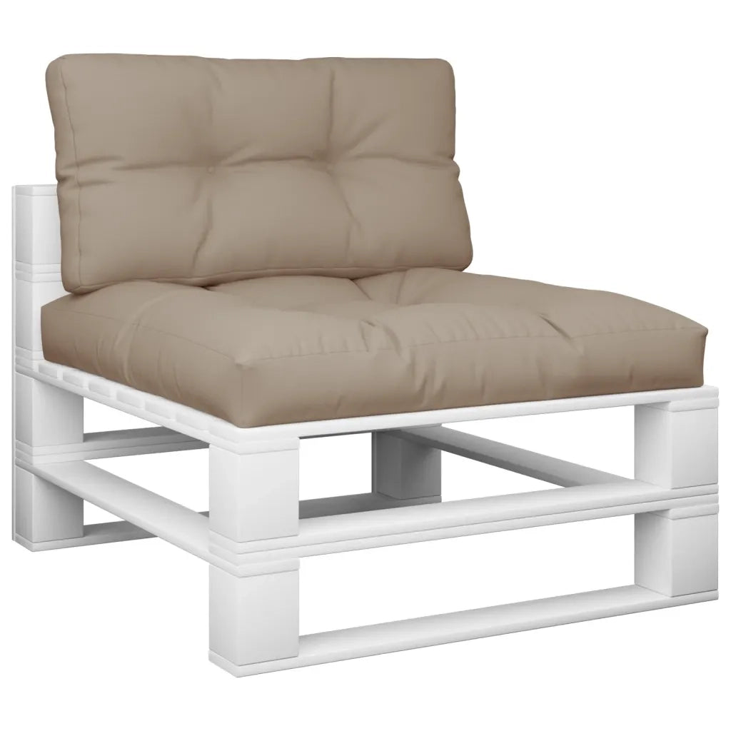 Cuscini per Pallet 2 pz Tortora in Tessuto 360719