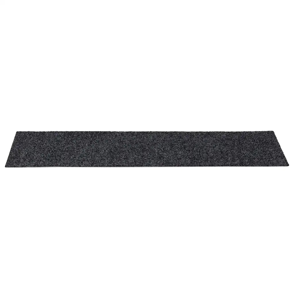 Tappetini per scale autoadesivi 30 pz 76x20 cm Grigio Scuro Rettangolari 3365722