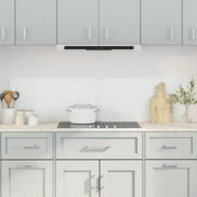 Paraschizzi per Cucina 2 pz Trasparente 80x60cm Vetro Temperato 3315794