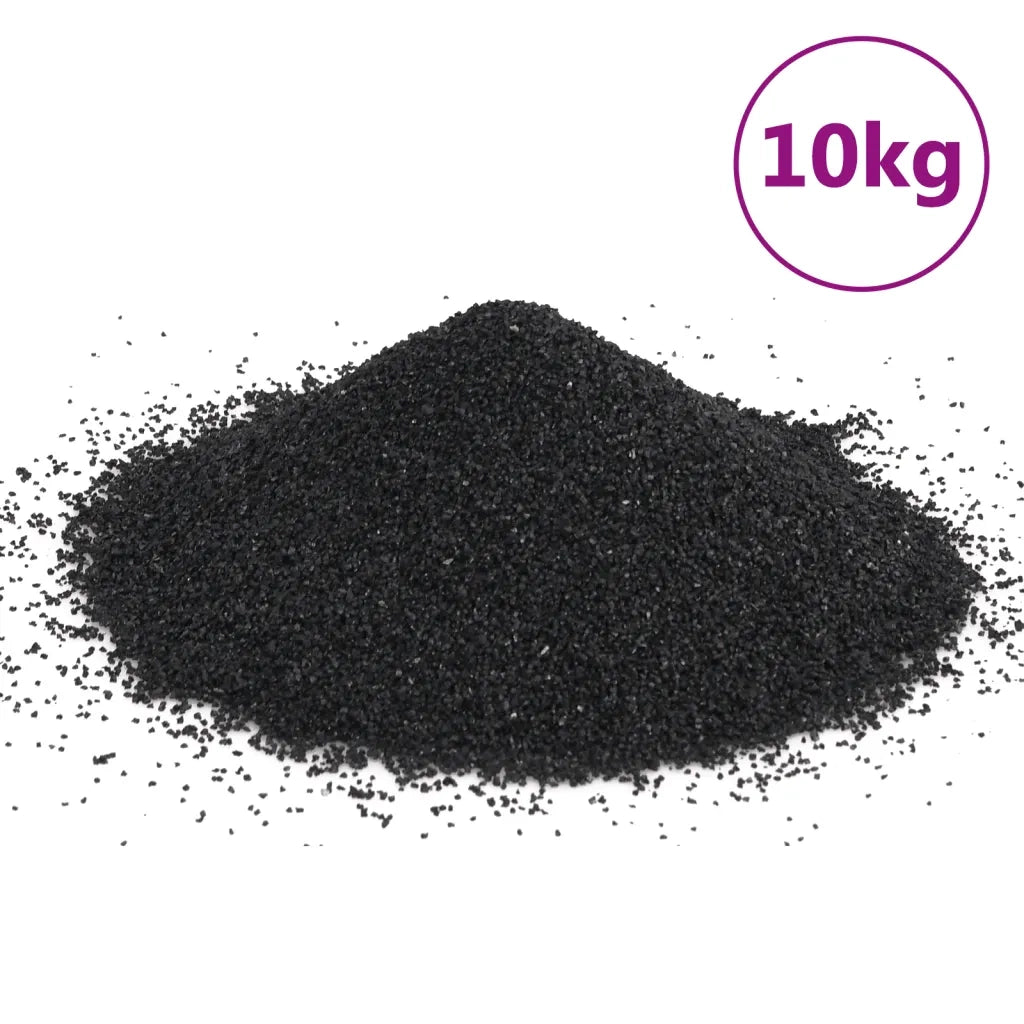 Sabbia per Acquari 10 kg Nera 0,2-2 mm 3217156