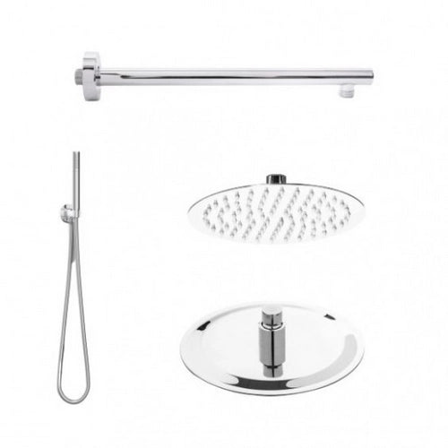 KIT SOFFIONE DOCCIA RESTYLING SMART- TONDO- Cromo Lucido- METAF- pezzi 1
