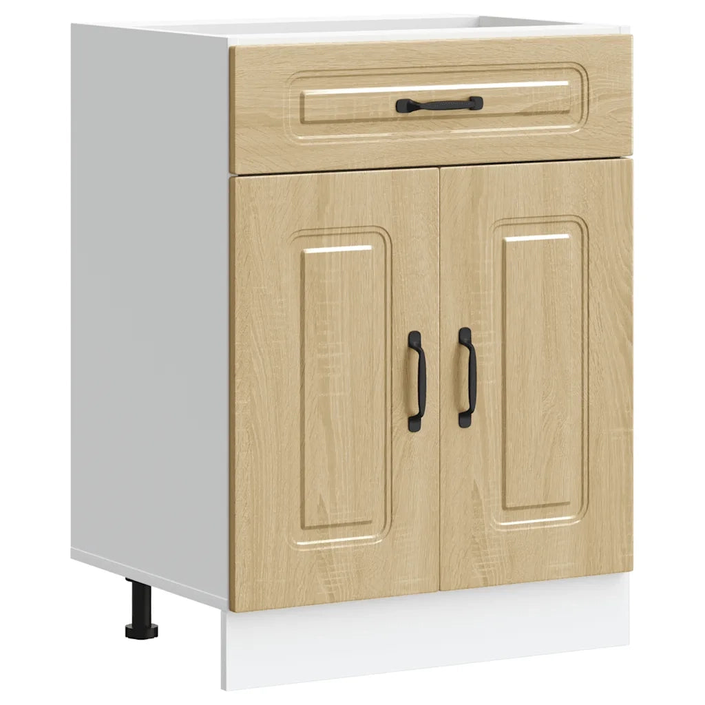 Pensile da cucina | Base da Cucina Kalmar Rovere Sonoma in Legno Multistrato