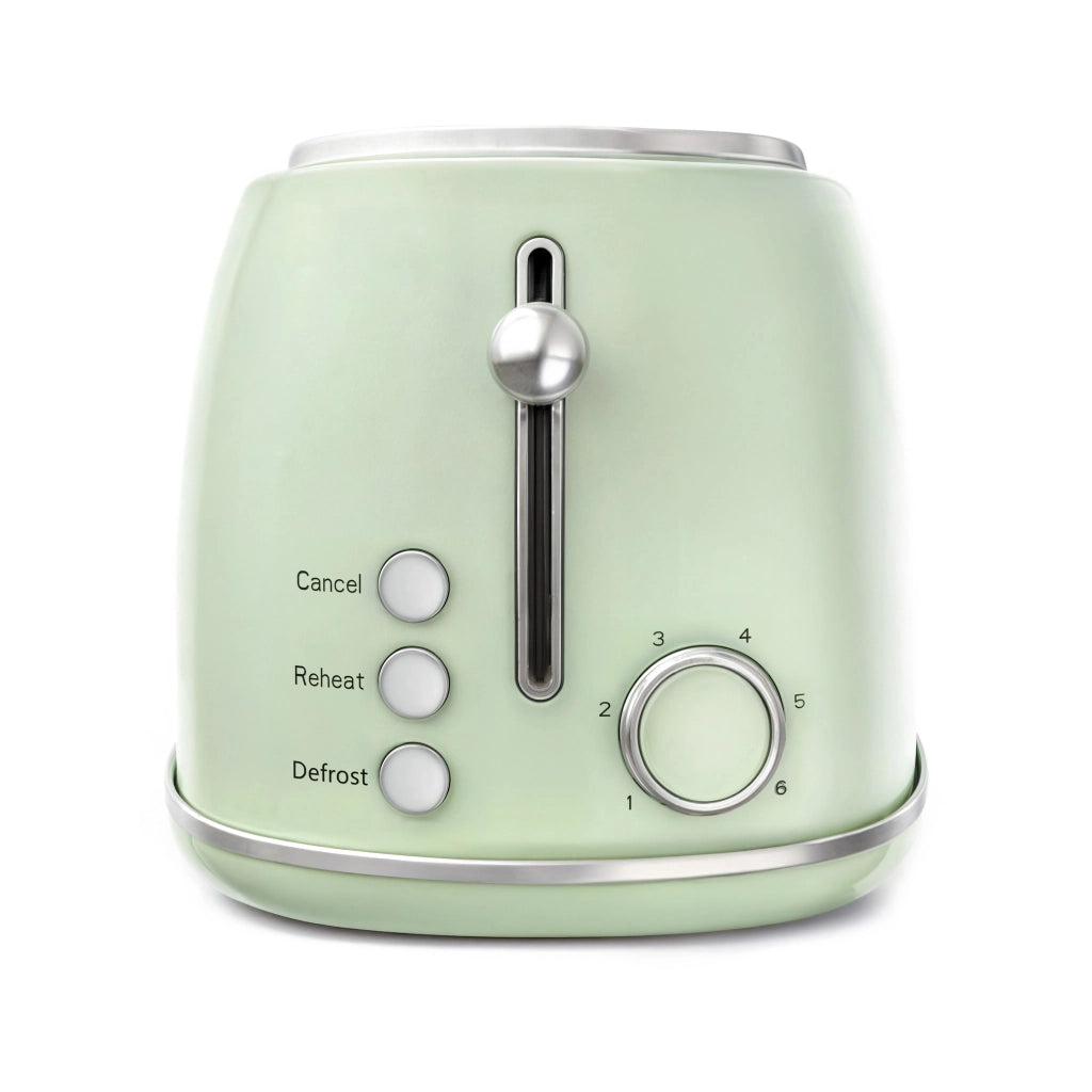 Tostapane vintage SWEISS GRV7 fette extra-large 38mm, 1500W, verde