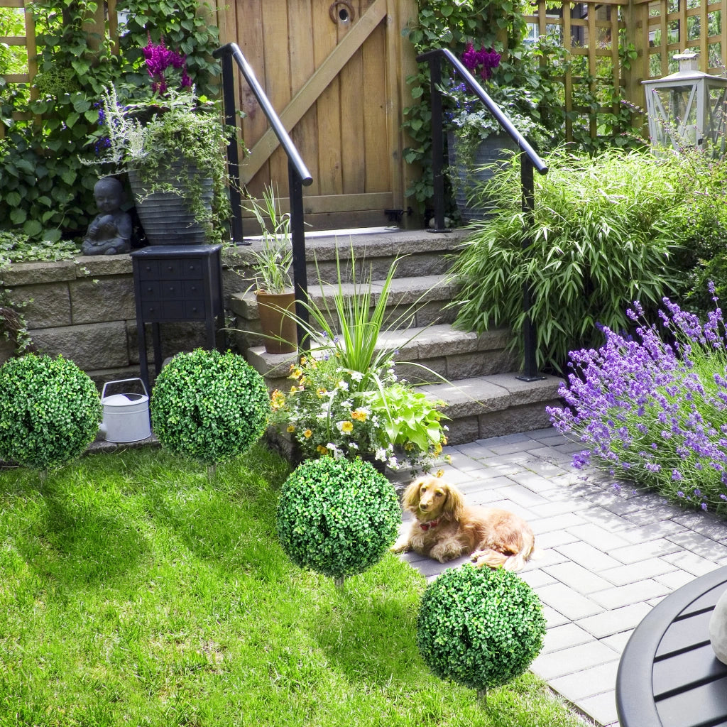 Buxus Artificiale Set 2 Pezzi ¨C zephmum ¨C 70 cm Verde
