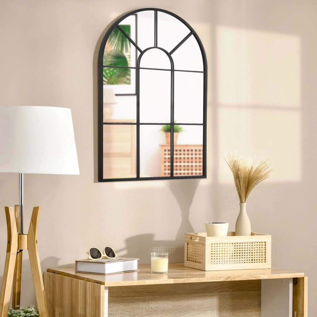 Specchio Decorativo da Parete ¨C Minimal ¨C Nero 60x91cm
