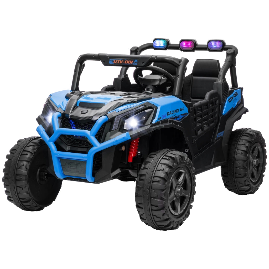 Macchina Elettrica per Bambini 24V 2 Posti ¨C Xylo ¨C Blu con Telecomando 3 Velocit¨¤ 3-8 Anni