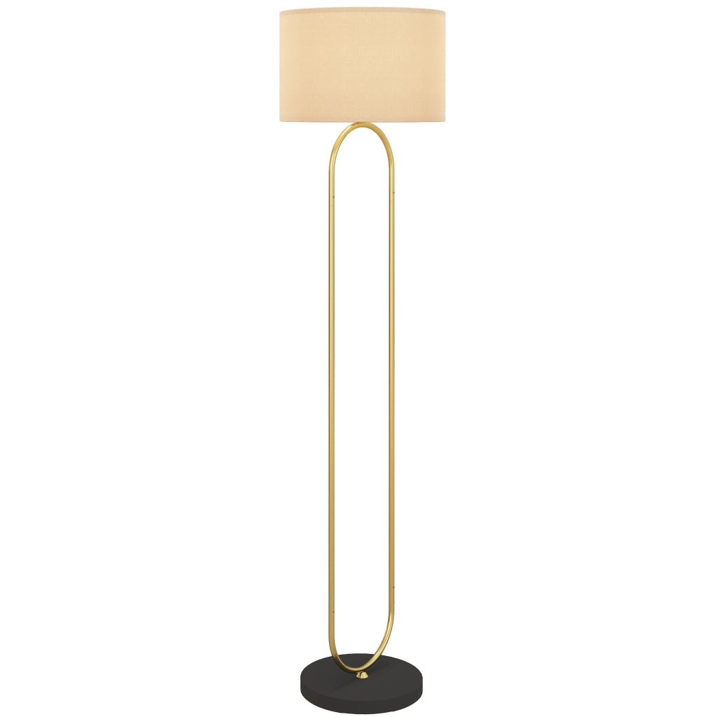 Lampada da terra ¨C Minimal ¨C 156 cm dorato e nero