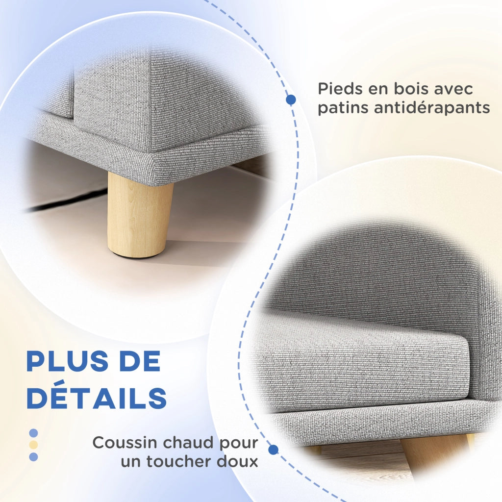 Letto per cani ¨C Minimal ¨C 98x67x25 cm grigio