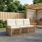 Set Divano da Giardino 3 pz Beige polyrattan 3434748
