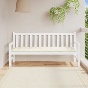 Cuscino per Panca Giardino-Cuscini per panchina da esterno Crema 180x50x7 cm in Tessuto Oxford