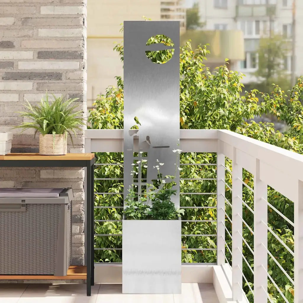 Schermo per privacy in giardino Traforo Argento 32 x 150 cm CFW8773648