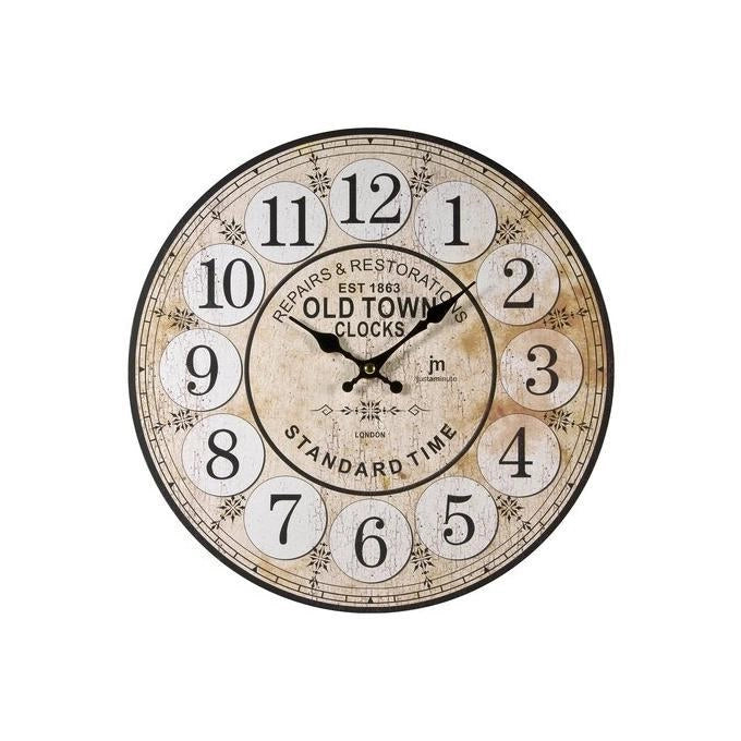 Lowell Orologio da Parete 33cm Old Ocra
