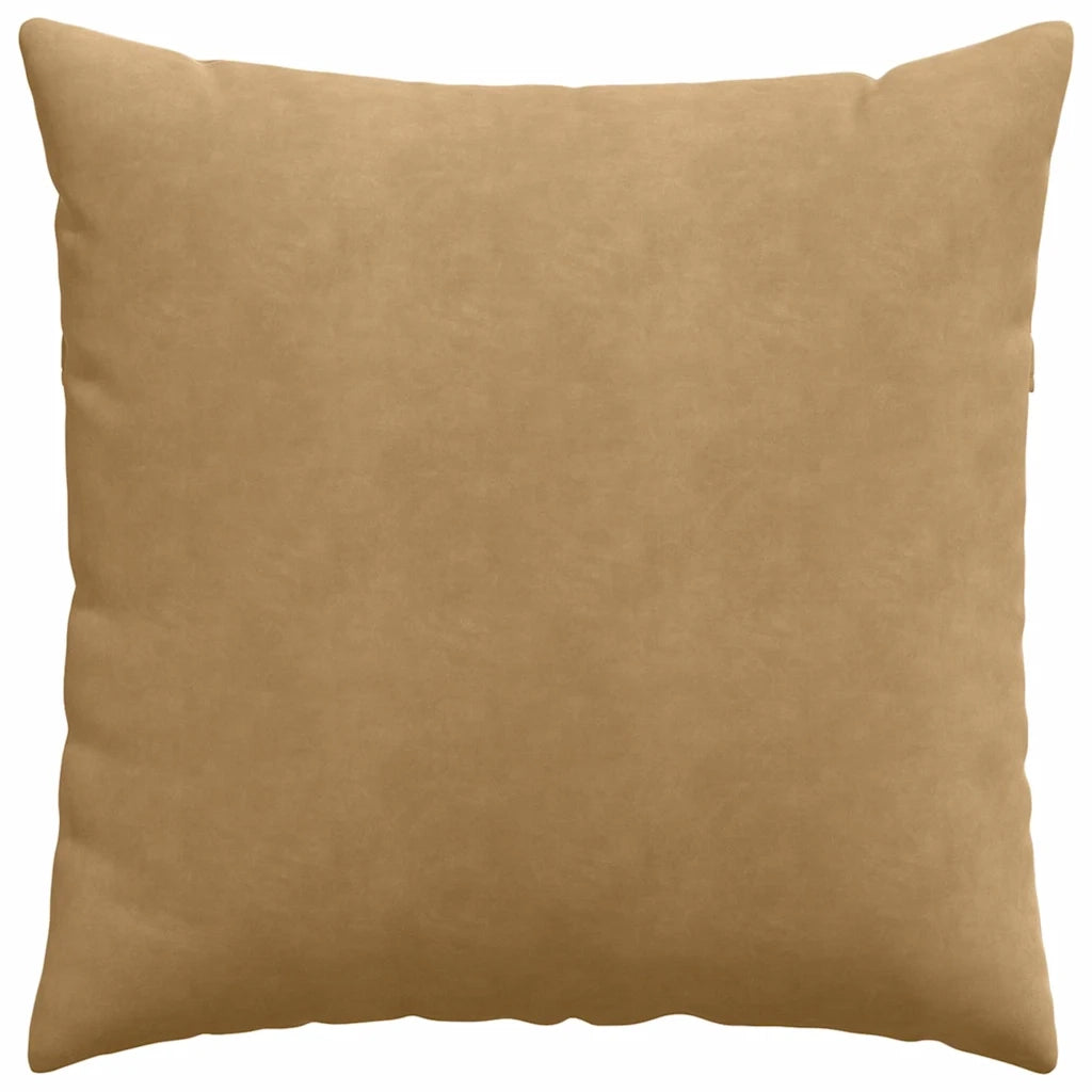 Cuscini da Divano 2 pz-Set di 2 Cuscini per Sofa Marrone 80 x 80 cm Tessuto in Cords