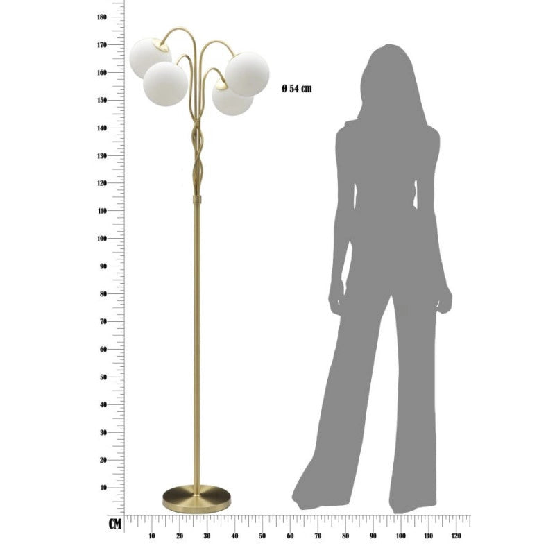 Lampadelle A Da Terra Glamy 4 Light cm ø 54x176