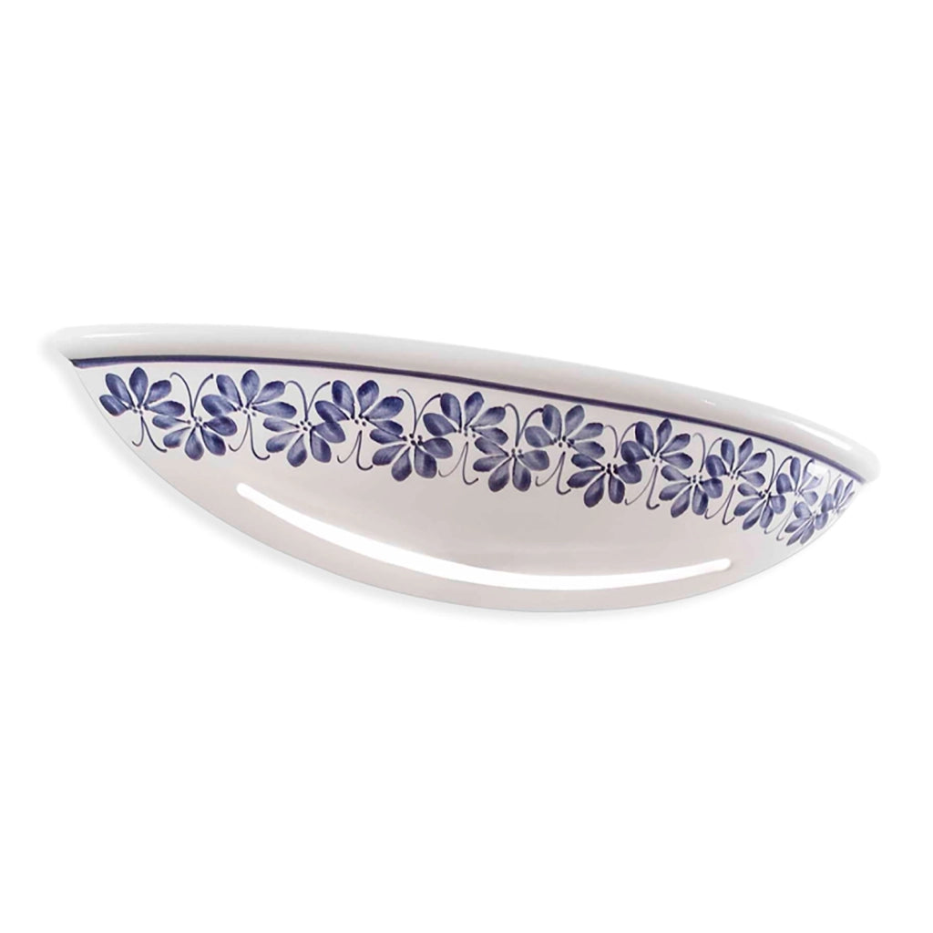 Applique Classica Trieste Bianco Decorato Filo Marrone 2 Luci E14