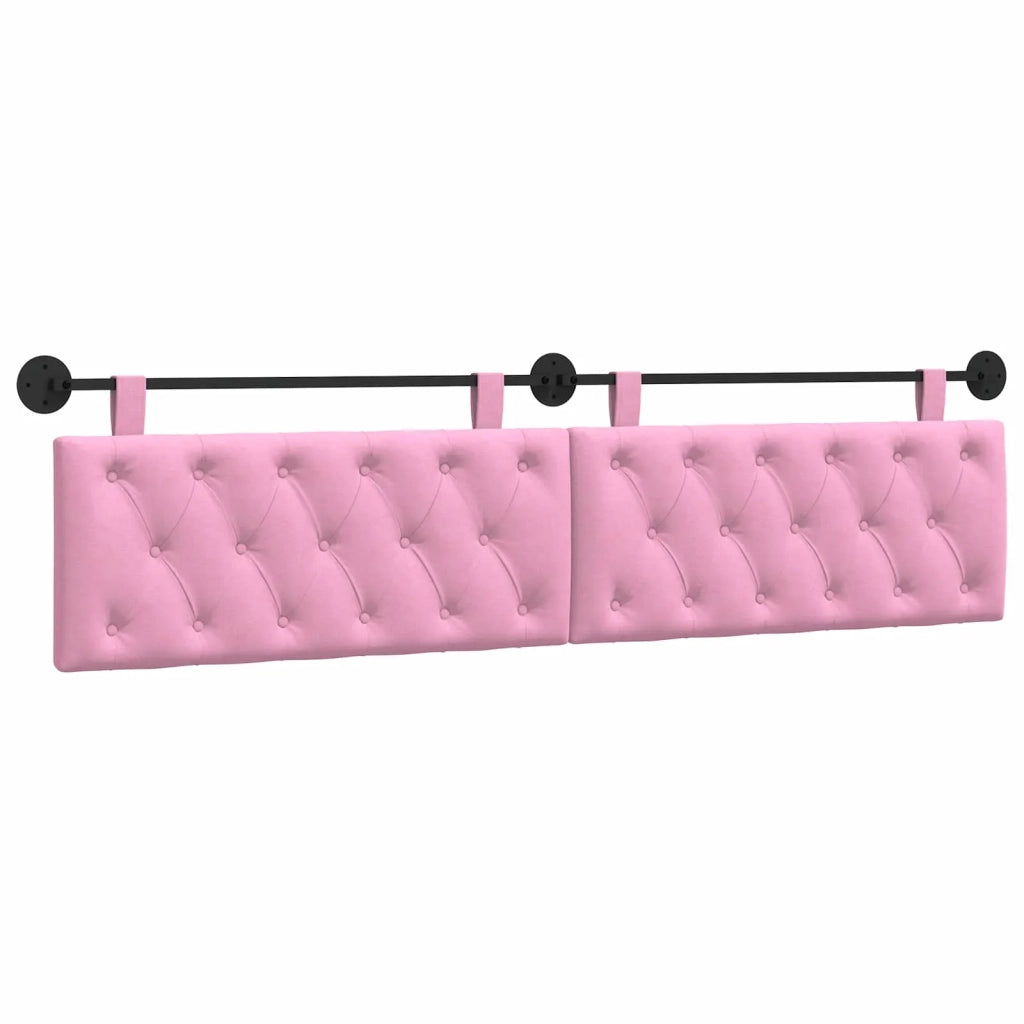 Testiera | Testata sospesa Rosa Tessuto