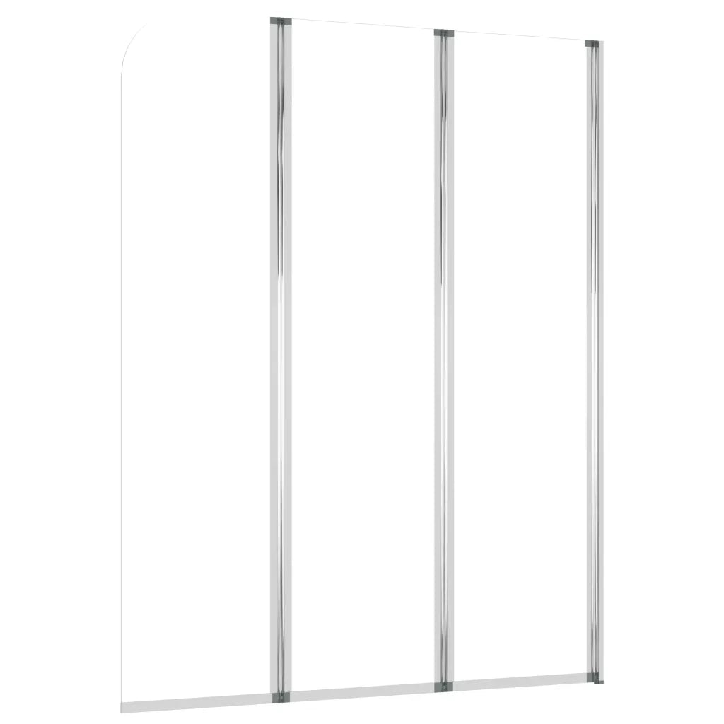Cabine da Bagno 2 pz 104x130 cm in Vetro Temperato Trasparente 146228