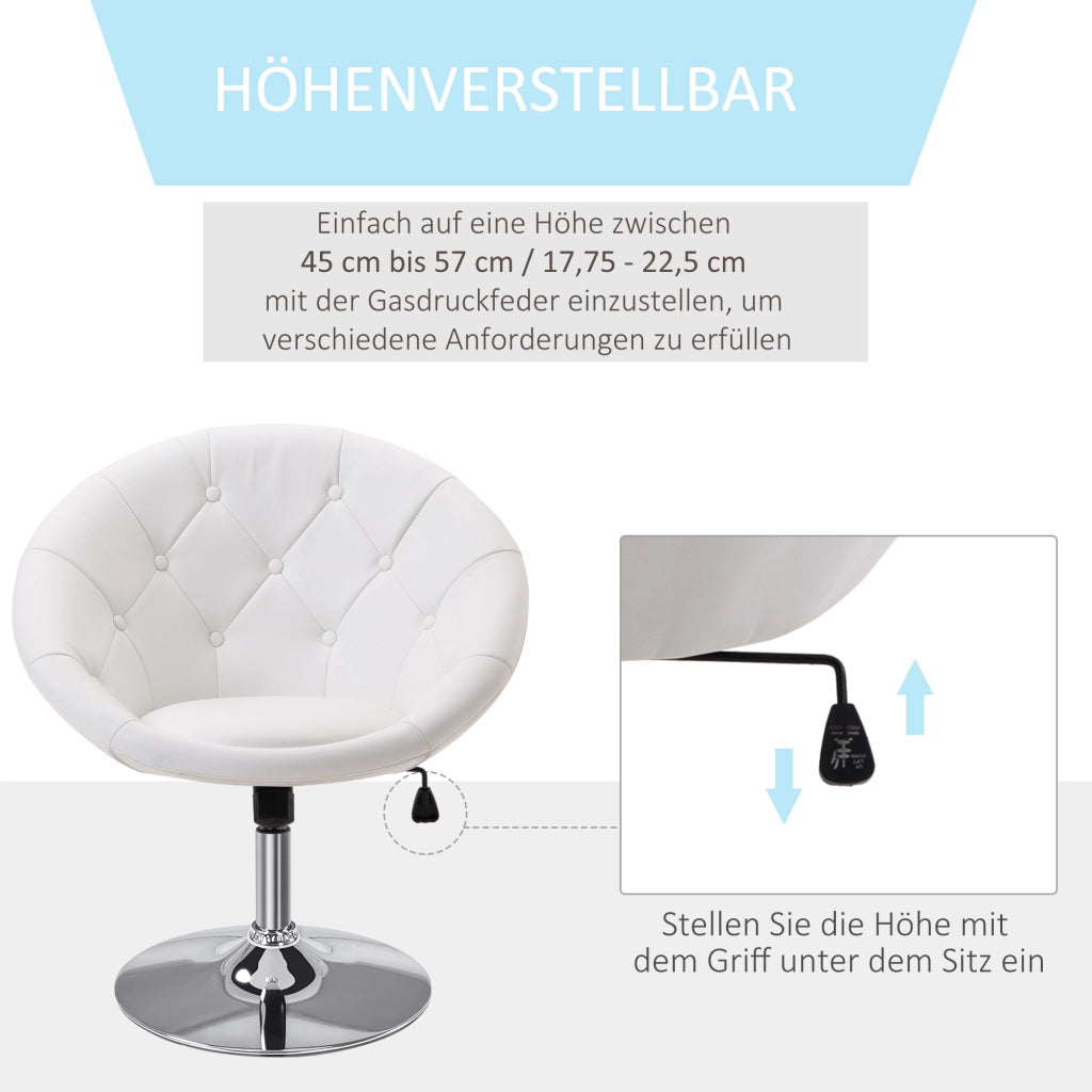 Poltrona Relax in Pelle ¨C Minimal ¨C Bianco