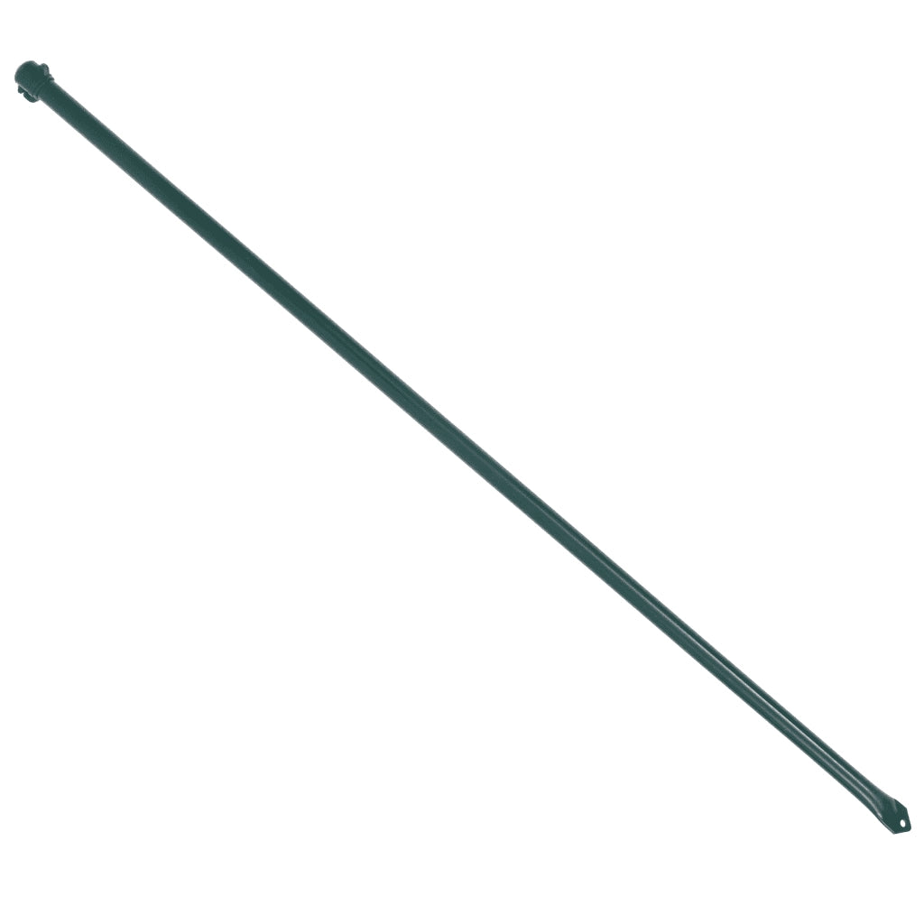 Pali da Giardino 10 pz in Metallo 1 m Verde 142309