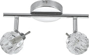 Plafoniera Candellux Bombola 92-70296 cristallo cromo 2xG9