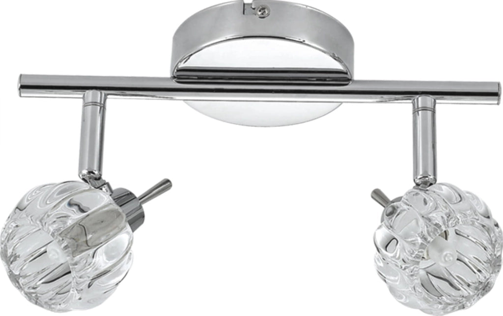Plafoniera Candellux Bombola 92-70296 cristallo cromo 2xG9