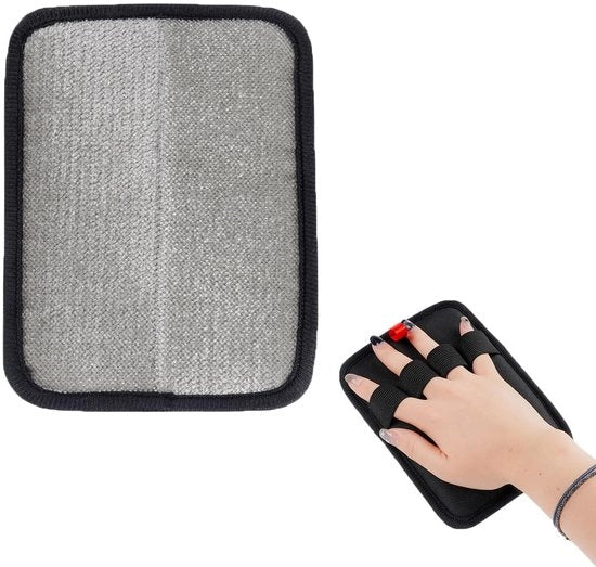Manico per rimozione pelo di animali - Reutilizzabile - Antistatico - Cura del pelo - Per divano/letto/tappeto - Facile manutenzione - Nero - Manico per pelo di animali