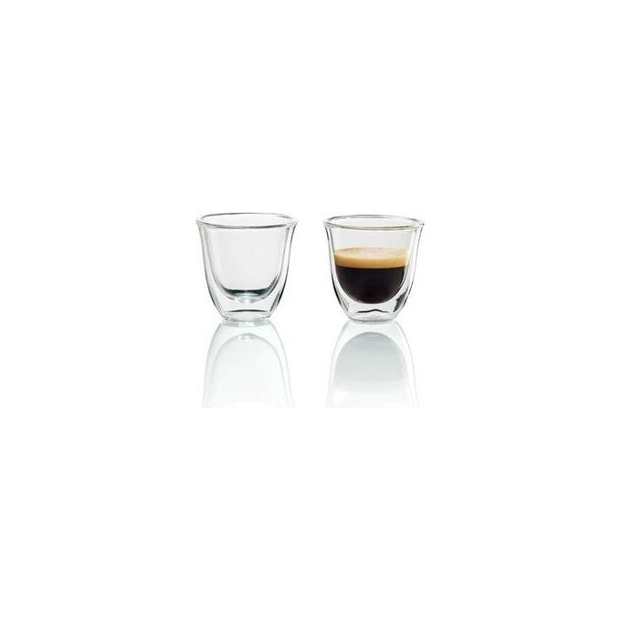 De’Longhi 5513214591 bicchiere da caffè Trasparente 2 pz