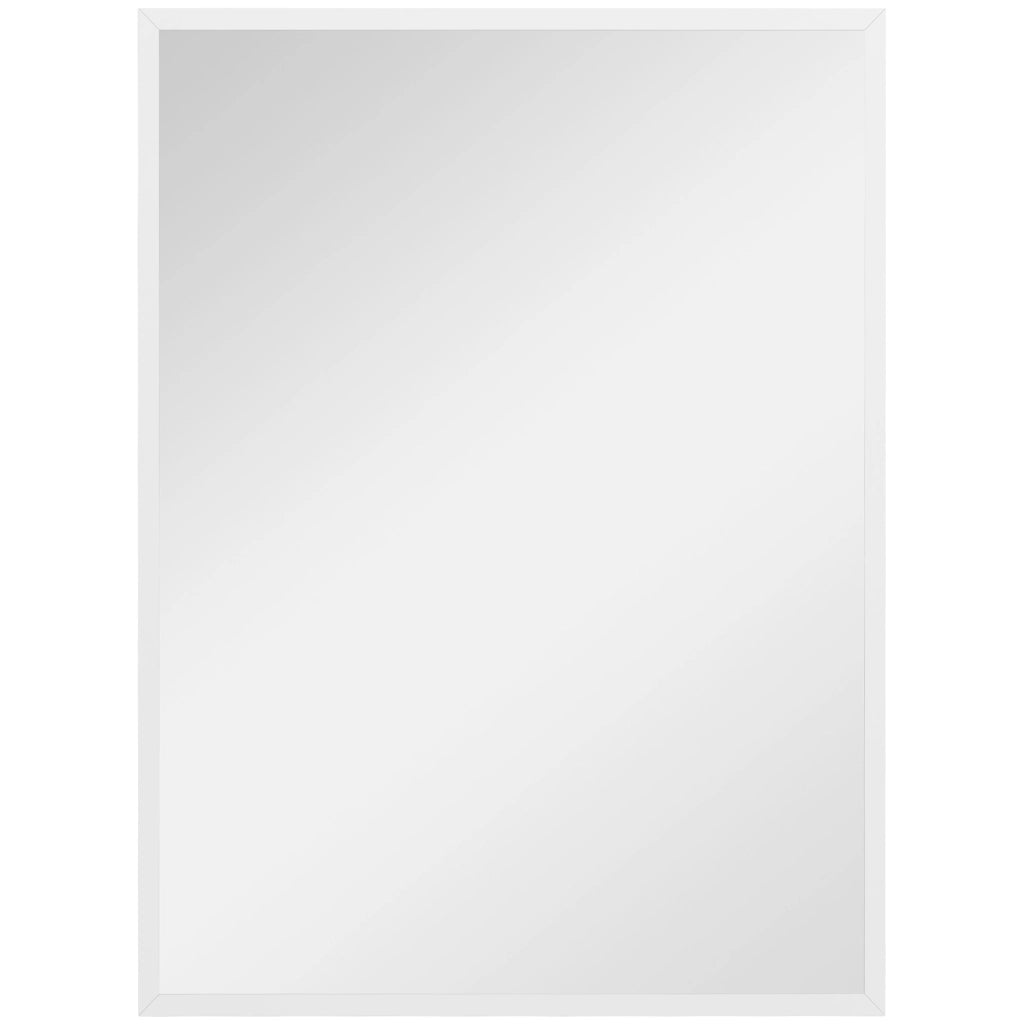 Specchio da parete rettangolare ¨C zephmum ¨C bianco 60x80 cm