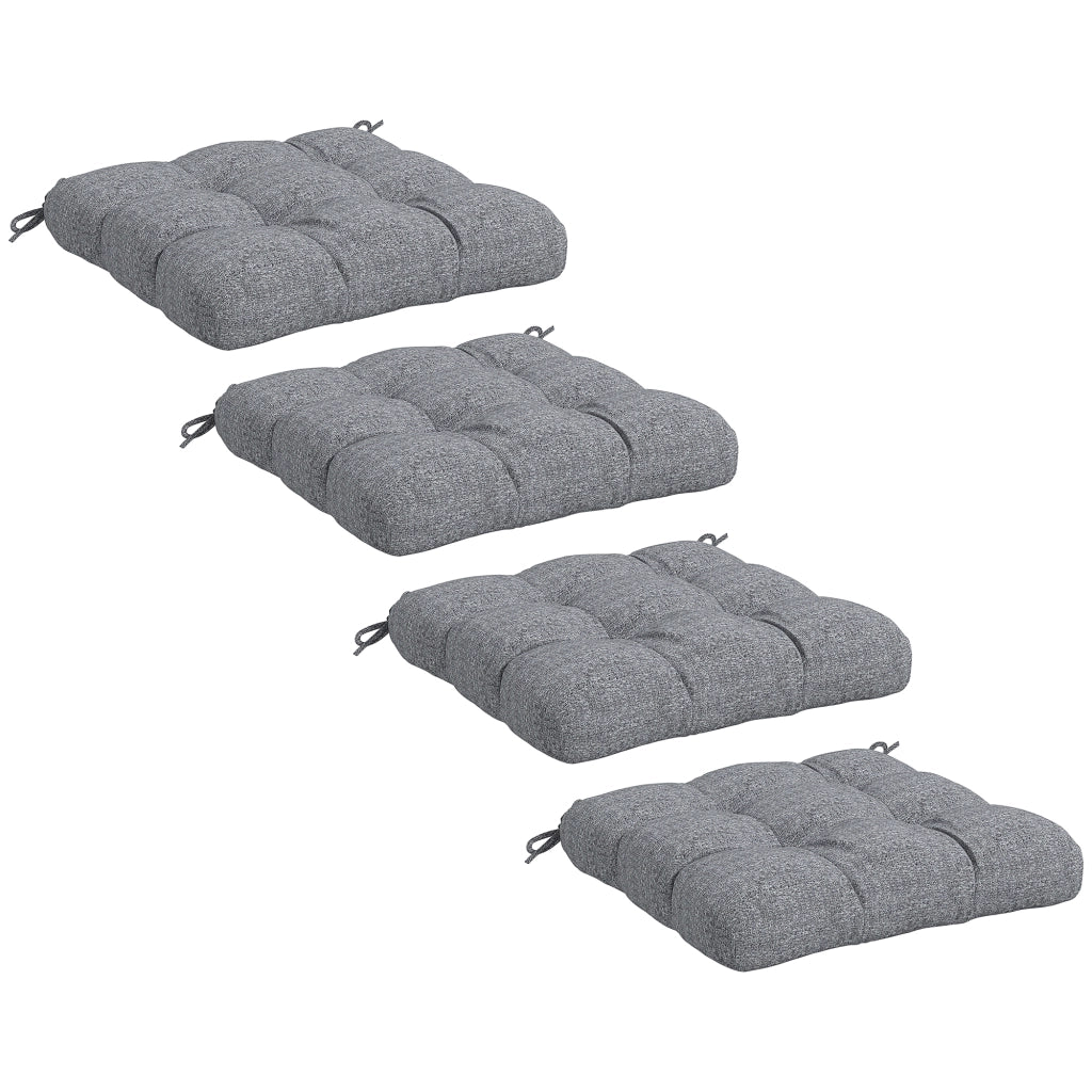 Cuscini per Sedie da Pranzo e Giardino ¨C Minimal ¨C 48x48x10 cm Grigio