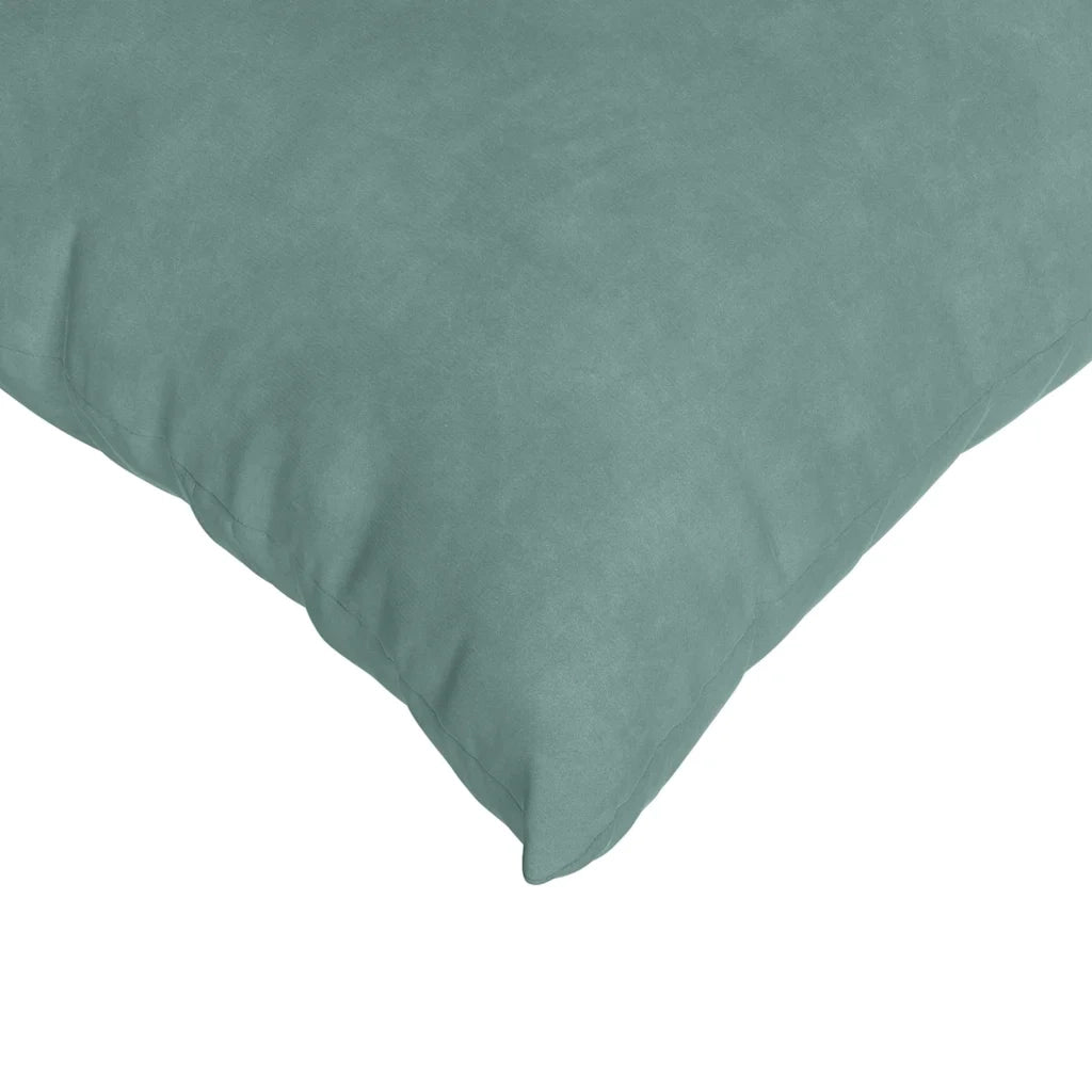 Cuscini da Divano 2 pz-Set di 2 Cuscini per Sofa Verde Mare 80 x 80 cm Tessuto in Cords