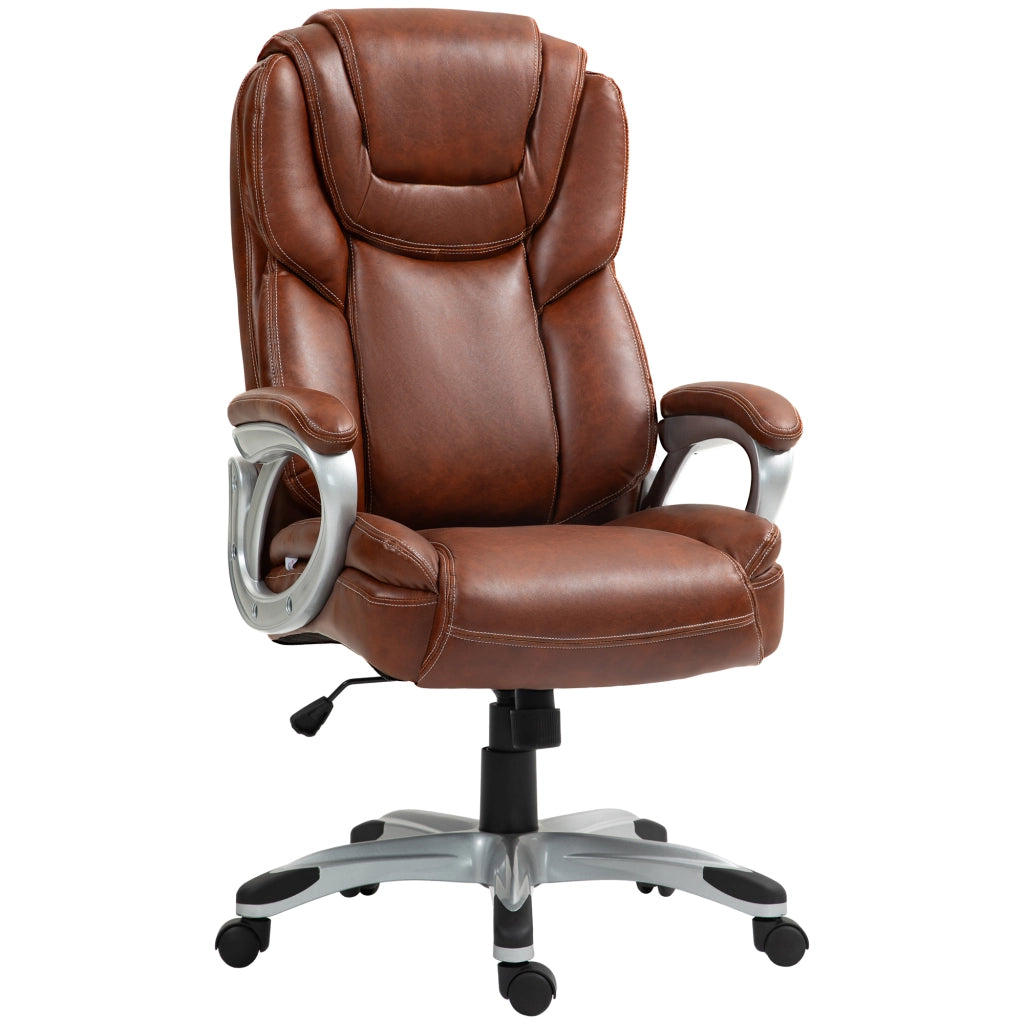 Sedia da ufficio ¨C Minimal ¨C marrone 66x75.5x115.5-124.5 cm