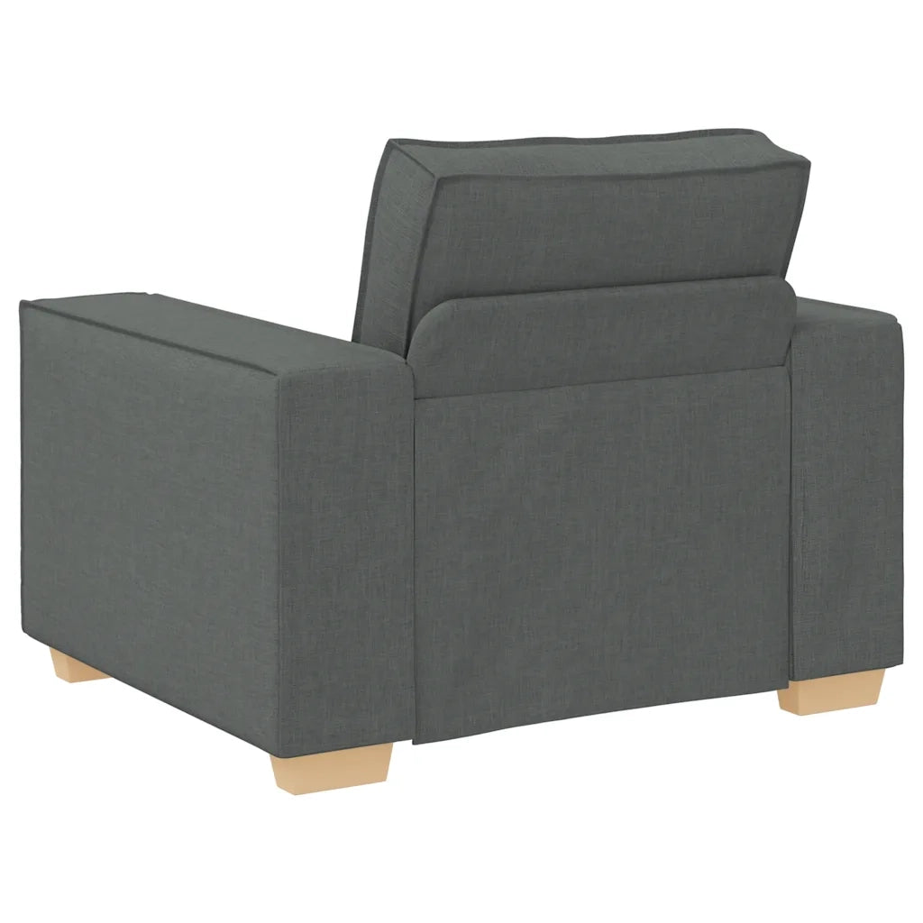 Poltrona Divano Grigio Scuro 100x78x84 cm Tessuto 4104961