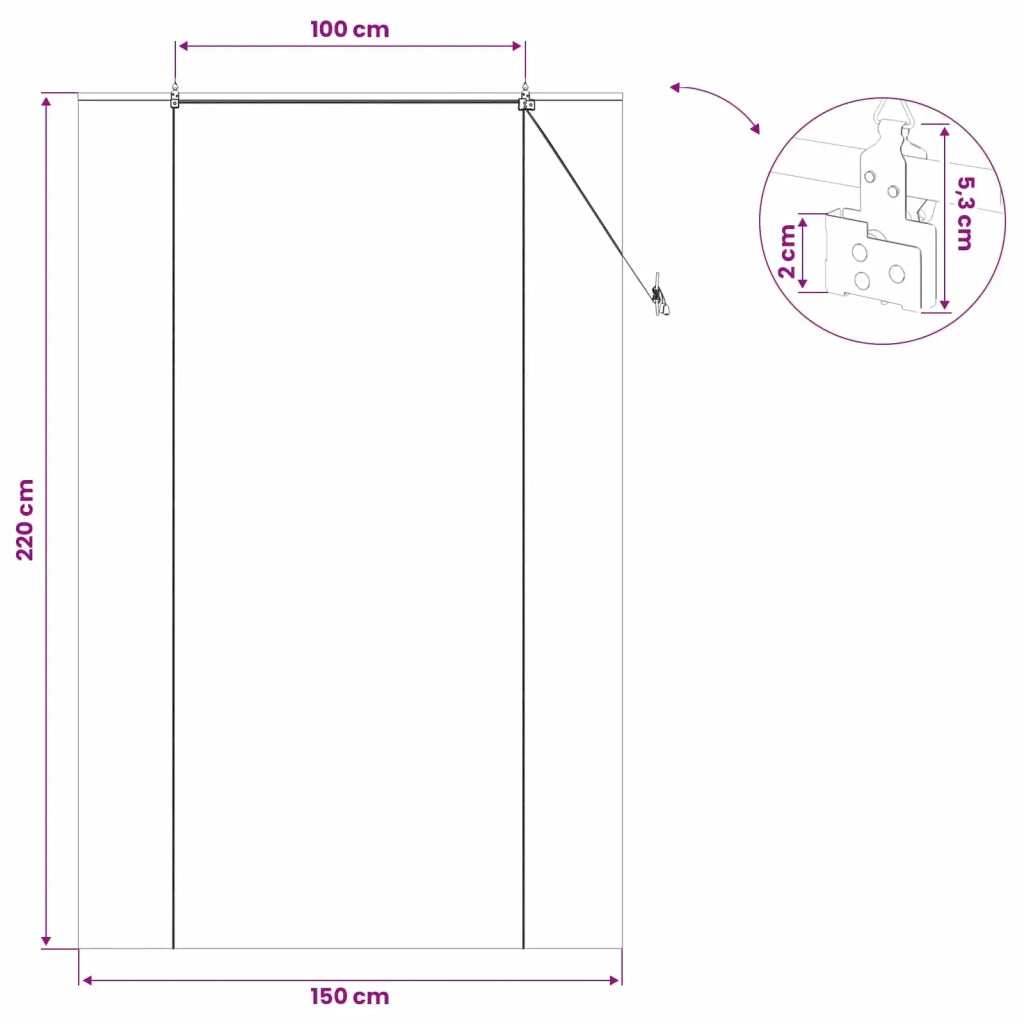 Tenda a rullo Naturale 150 x 220 cm Bambù 42040583