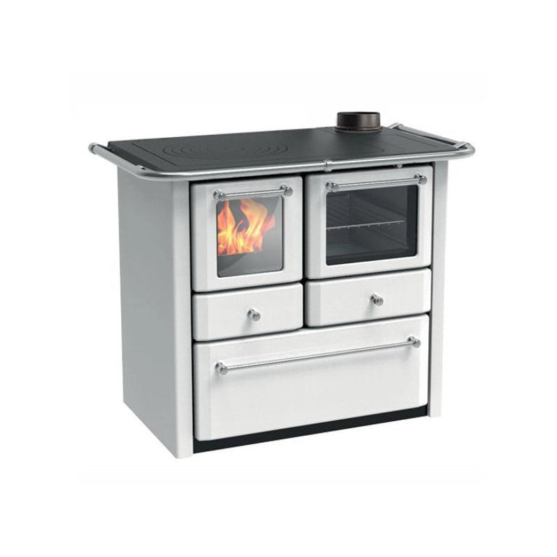 Cucina a Legna Gaia 4,5 Bianca Lincar