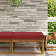 Cuscino per divano da esterno Rosso vino 80 x 80 x 8 cm 900821