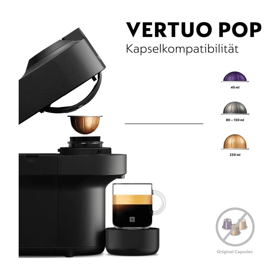 Macchina da Caffè De'Longhi Vertuo Pop ENV90.BAE Nespresso - Nero
