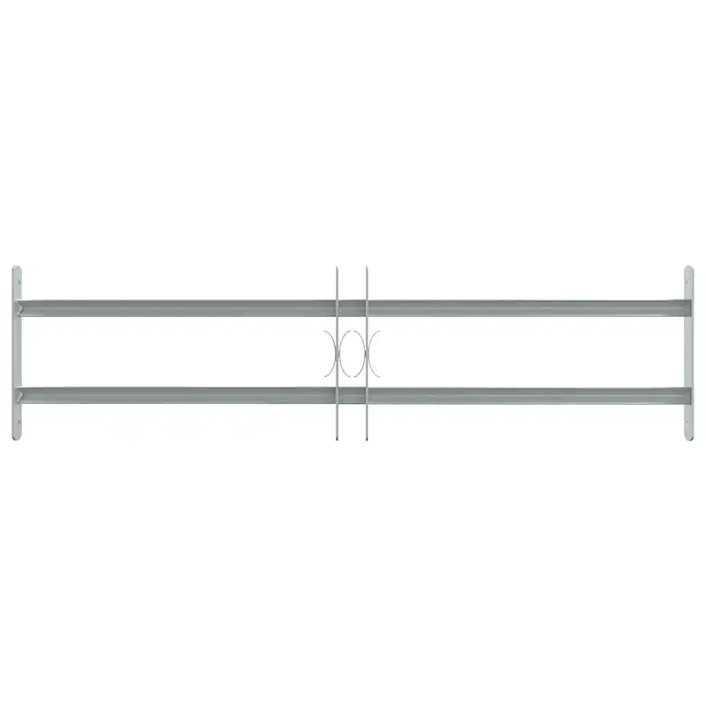 Grate per Finestre Regolabili 2 Barre Trasversali 700-1050 mm 141380
