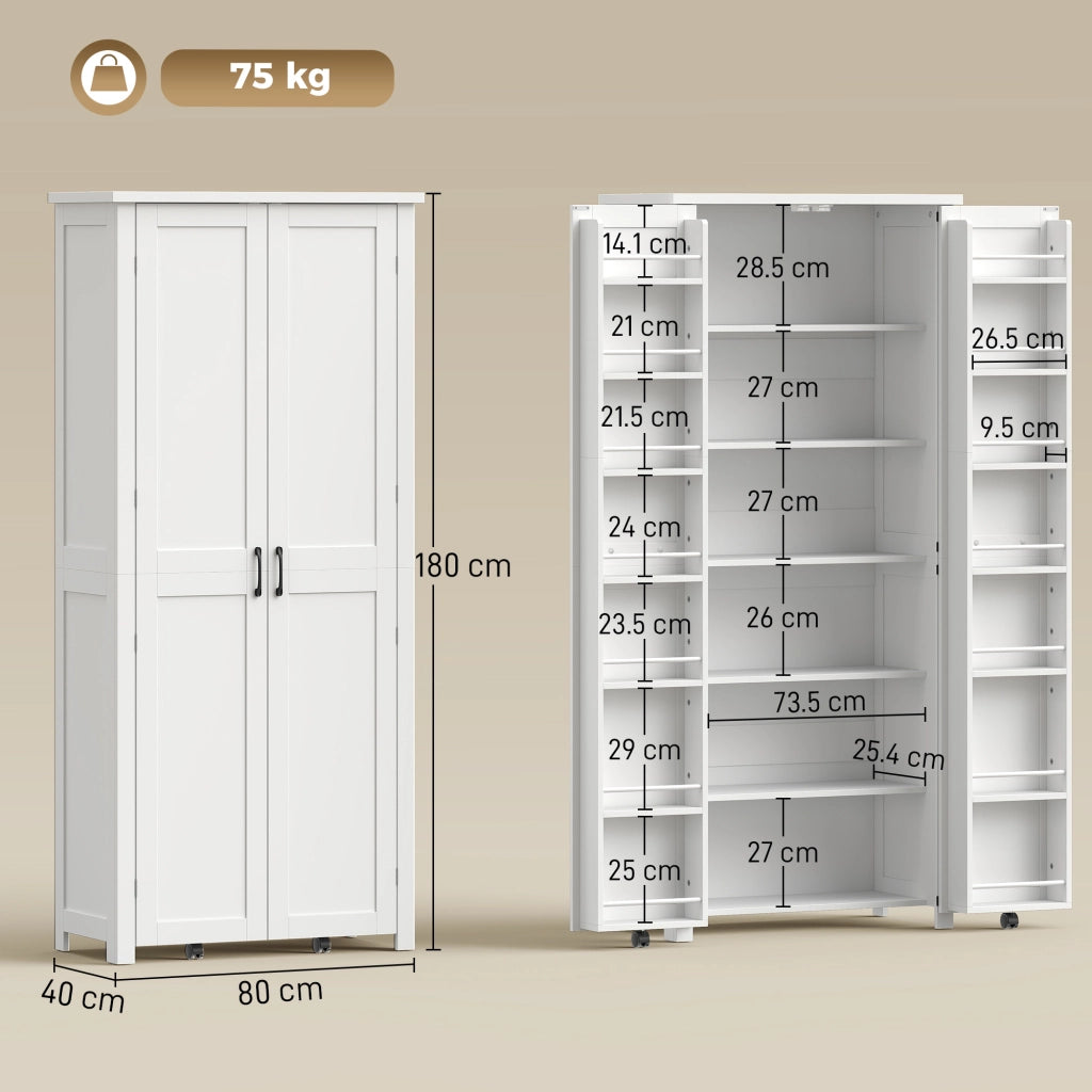 Mobile Cucina con Ante e Cassetti ¨C Zephmum ¨C Bianco