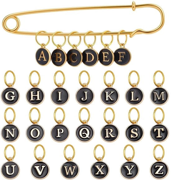 Lettere per A-Z Haaksteek per Tessitura e Maglia