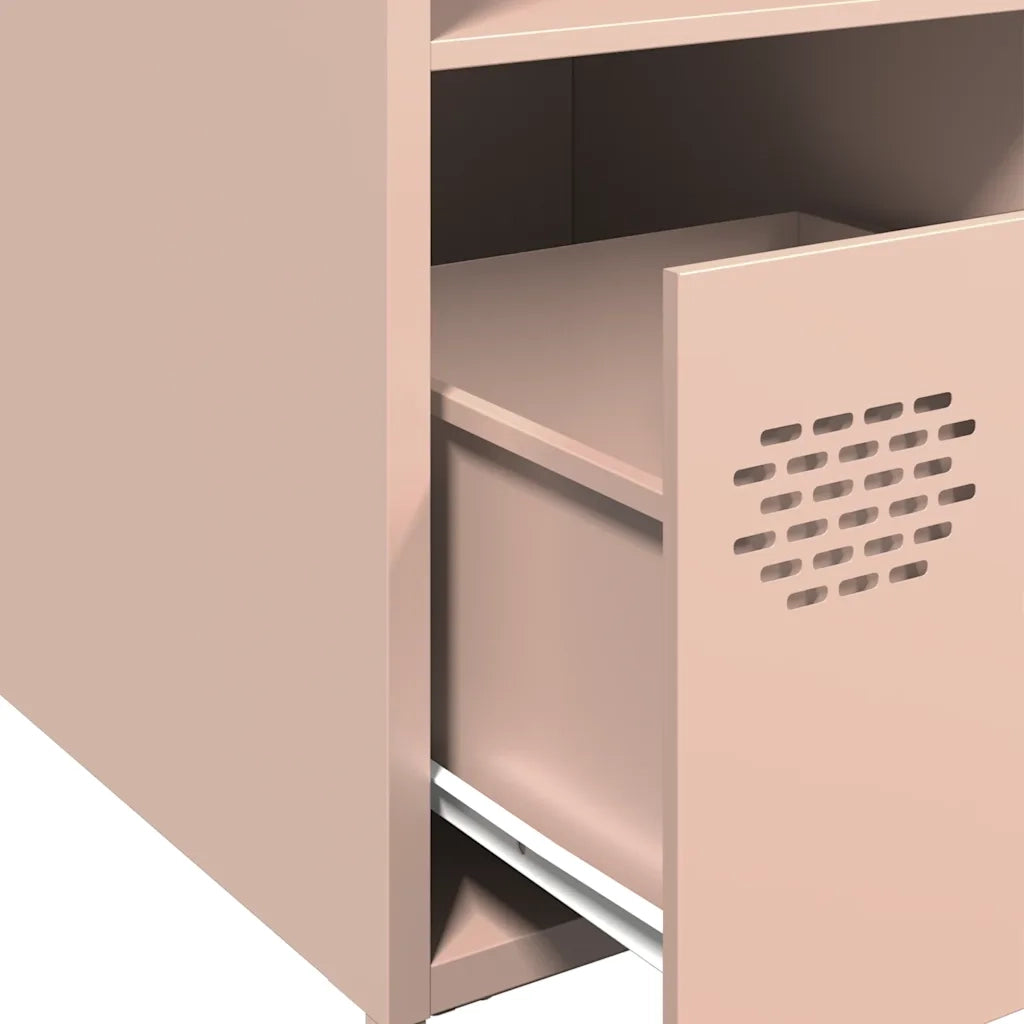 Credenza Rosa 35x39x103,5 cm in Acciaio 851377