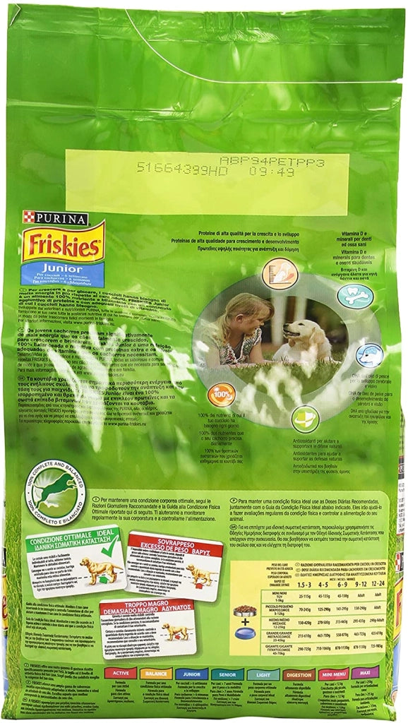 FRISKIES JUNIOR CROCCHETTE PER CANE AL POLLO 1,5 KG