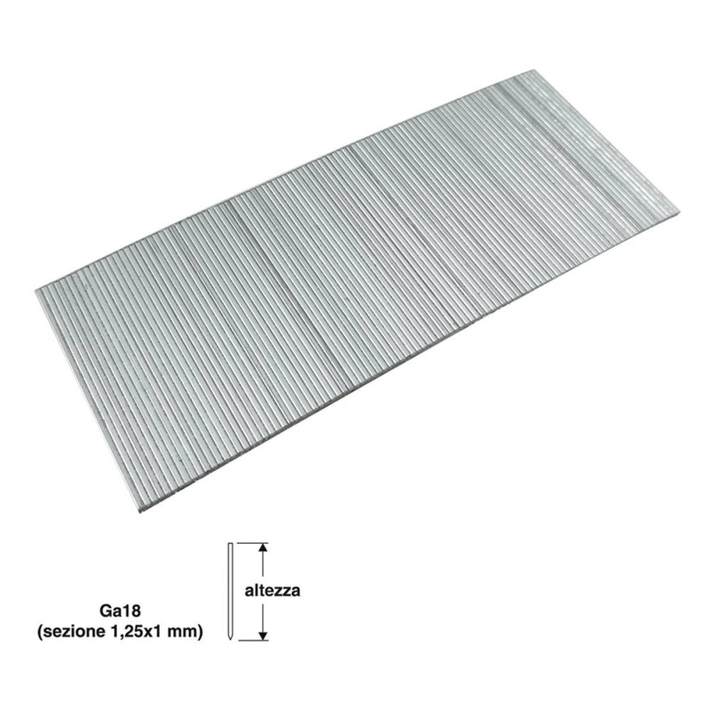 Trade Shop - Chiodi Per Chiodatrice Sparachiodi Aria Compressa Elettrica 5000pz Chiodi 50mm -