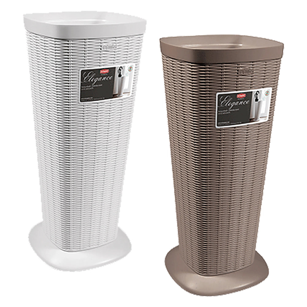 PORTAOMBRELLI 'ELEGANCE' cm 25,5 x 25,5 x h 57 - bianco  - STEFANPLAST