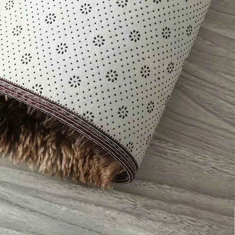 Tappeto shaggy peloso 160x220 cm marrone