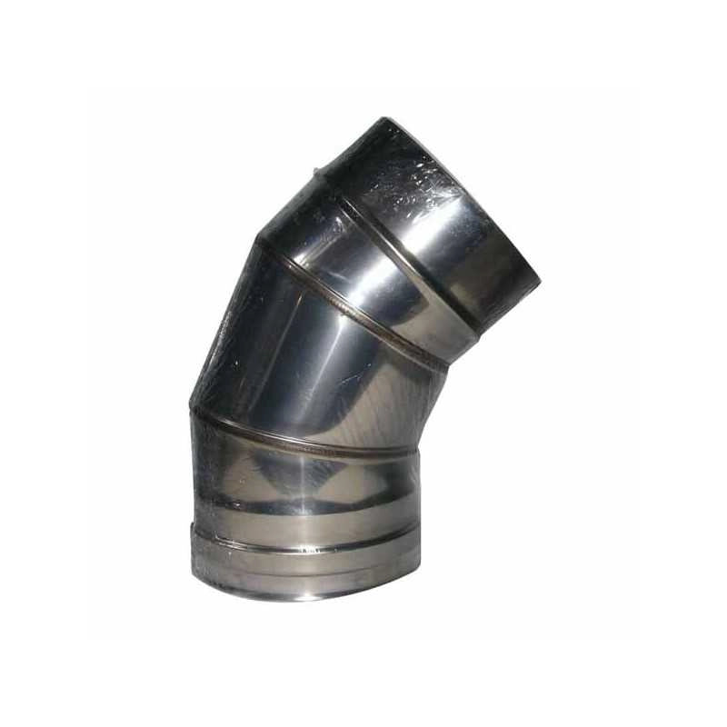 Gomito Inox Settori 45° 18 Ala