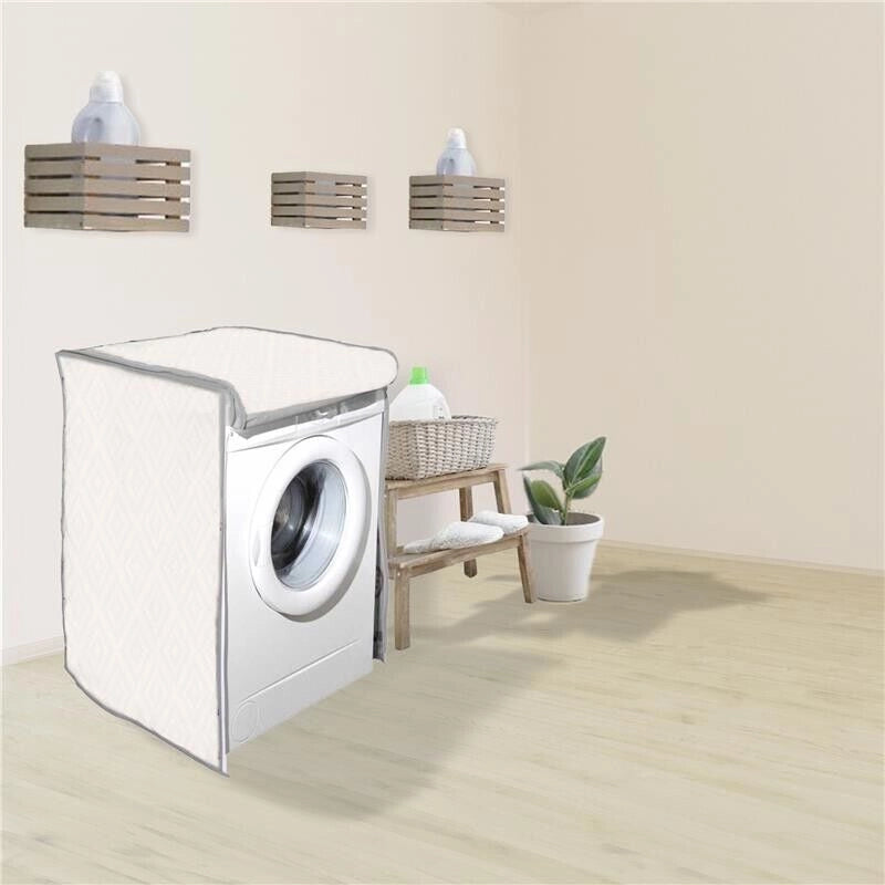COPRILAVATRICE IN TESSUTO 60X60X80CM IN COLORE BIANCO