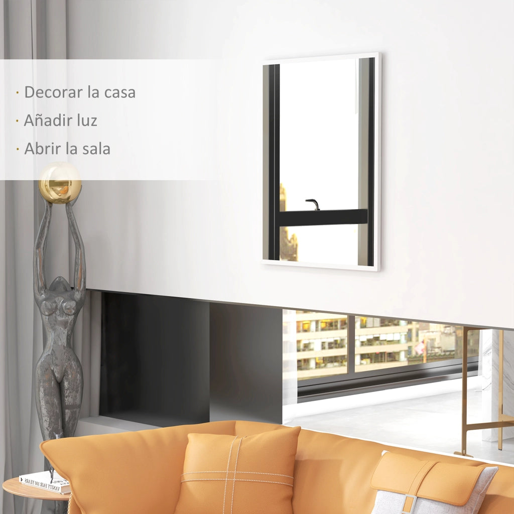 Specchio da Bagno 70x90 cm ¨C zephmum ¨C Bianco