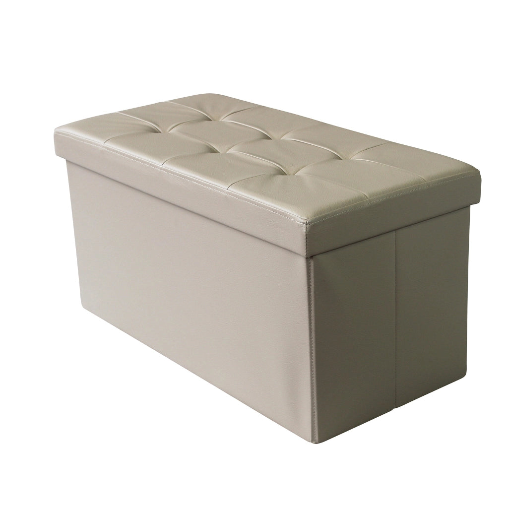 Pouf contenitore in similpelle - HARRIS