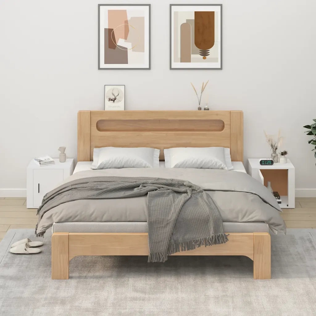 Set di 2 Comodini | Armadio da Notte | Mobiletto da notte Bianca 50x39x47 cm