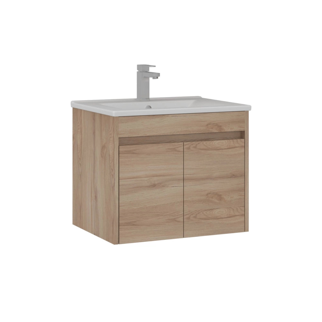 Mobile lavabo "Side 65 v2" - 65 x 45 x 52 cm - Rovere